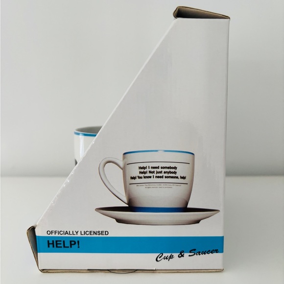 The Beatles Help Cup & Saucer - Picture 4 of 5